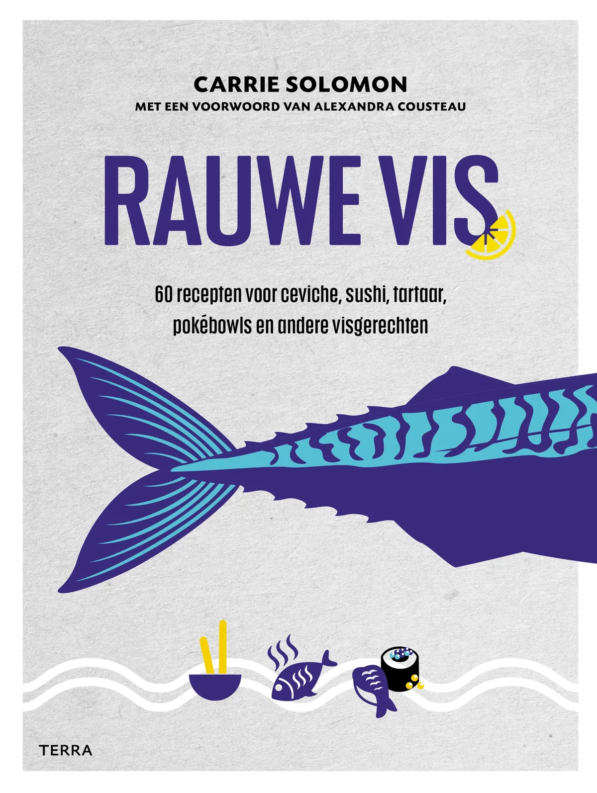 Rauwe vis de Terra – photo du livre