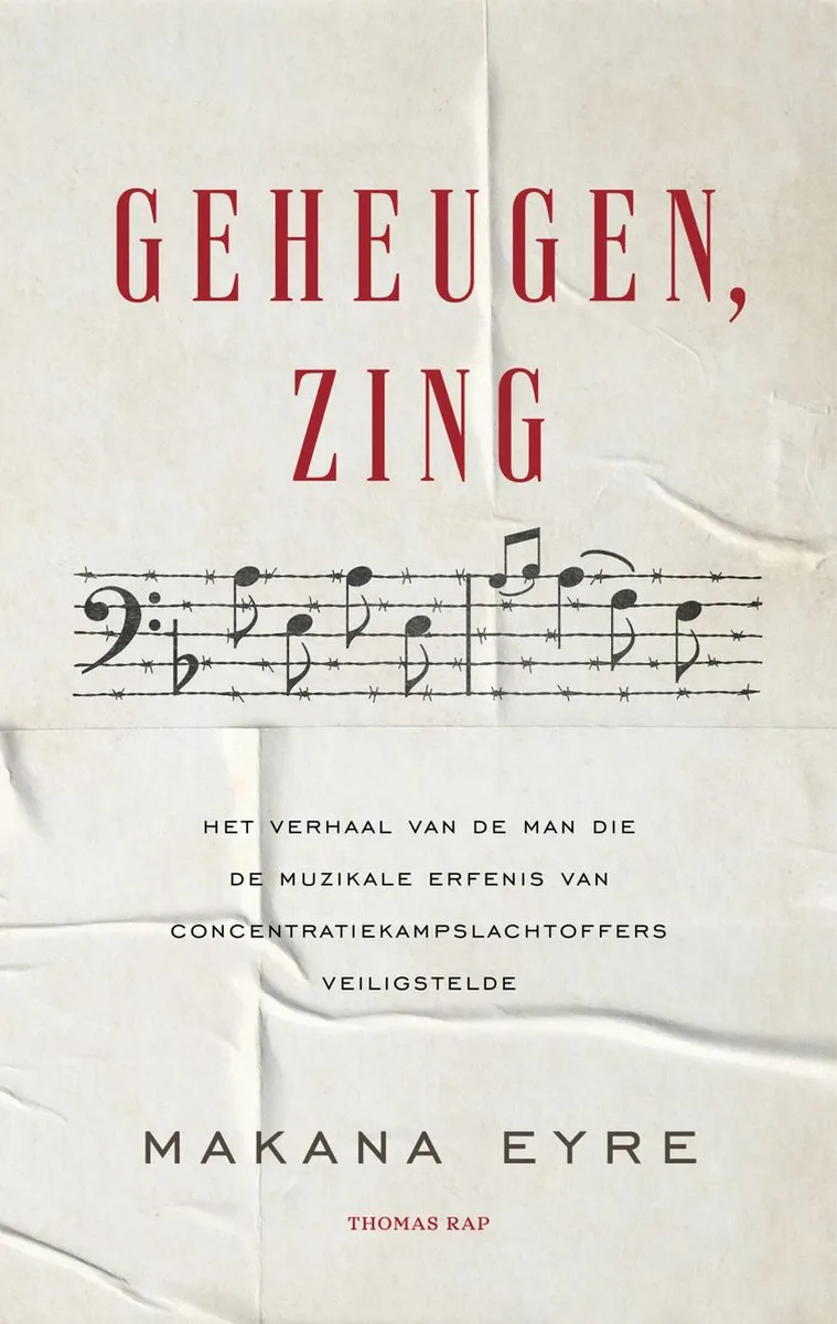 Geheugen, zing de Thomas Rap – photo du livre
