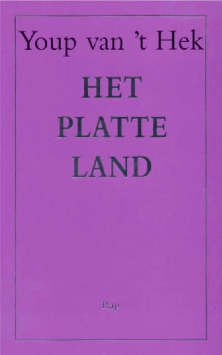 Het platte land von Thomas Rap – Buchfoto