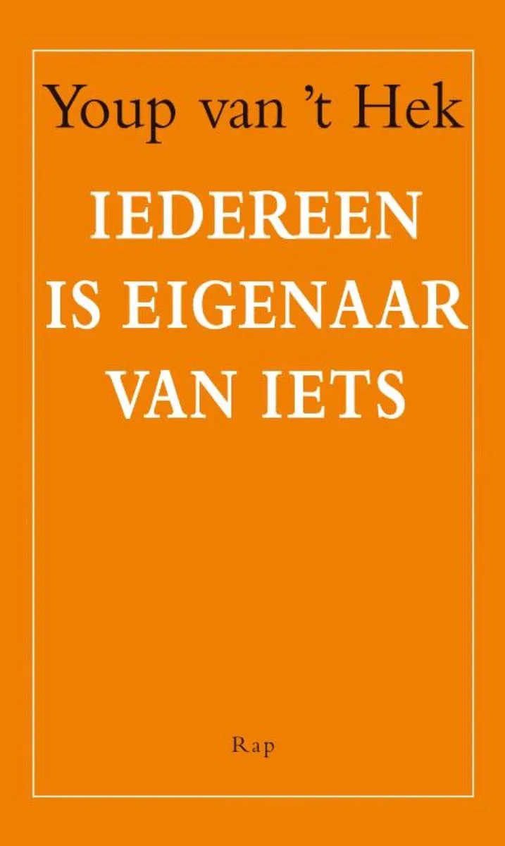 Iedereen is eigenaar van iets von Thomas Rap – Buchfoto