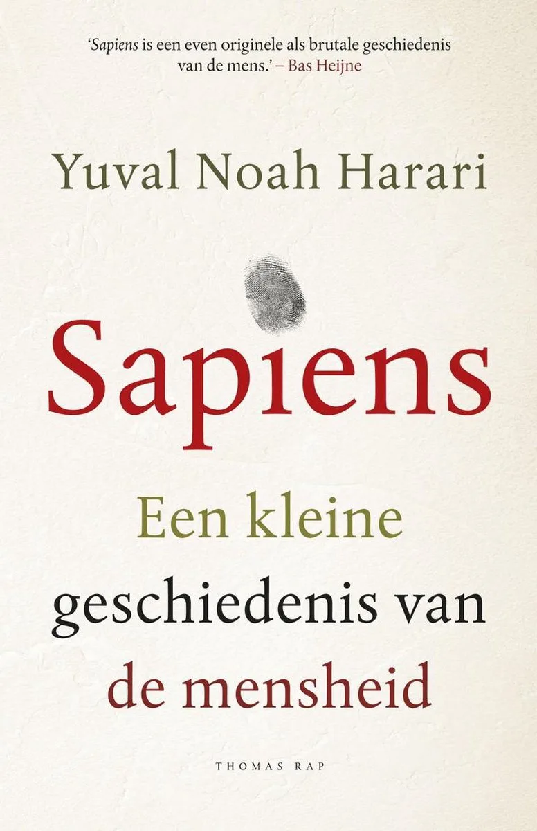 Sapiens van Thomas Rap – boekfoto