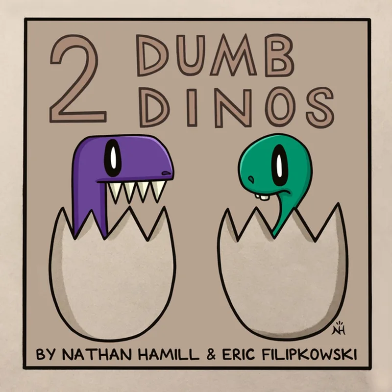 2 Dumb Dinos von Titan Books – Buchfoto