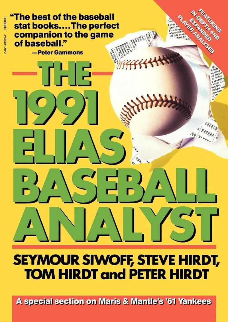 Elias Baseball Analyst, 1991 von Touchstone – Buchfoto