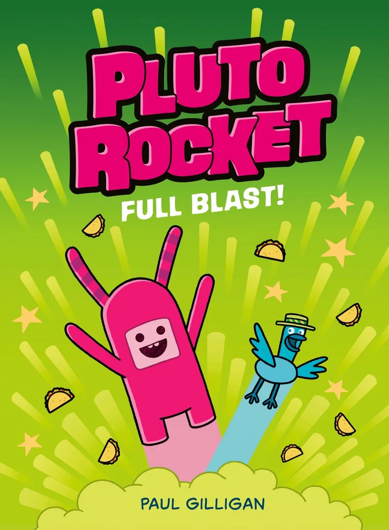 Pluto Rocket- Pluto Rocket: Full Blast! (Pluto Rocket #3) fra Tundra Books – billede af bogen