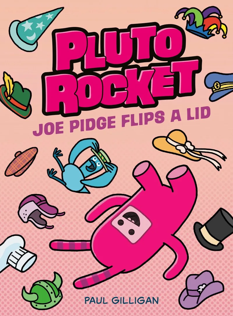Pluto Rocket- Pluto Rocket: Joe Pidge Flips a Lid (Pluto Rocket #2) fra Tundra Books – billede af bogen