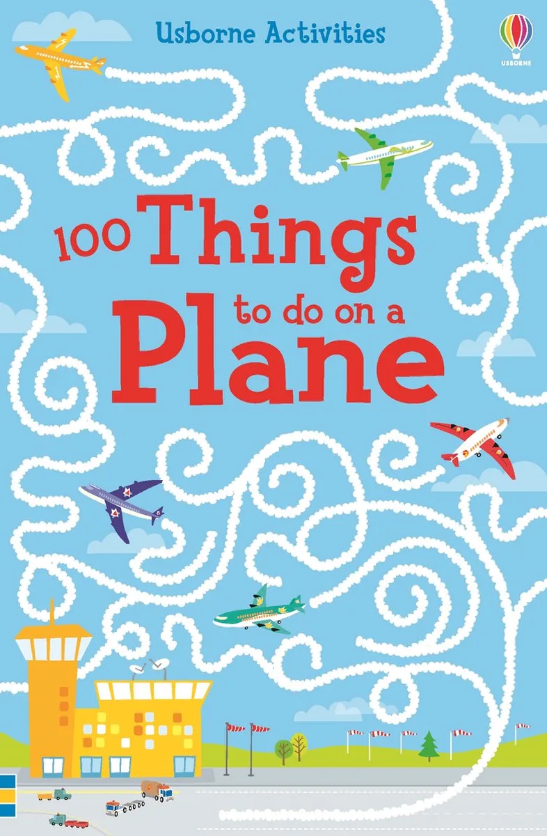 100 Things To Do On A Plane von Usborne – Buchfoto