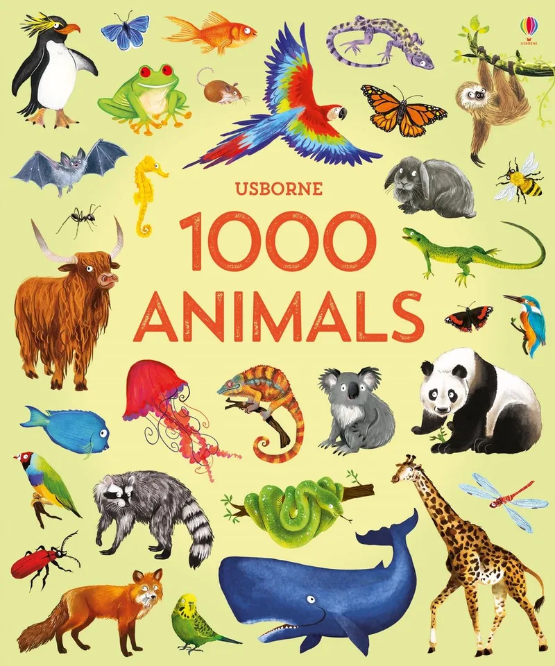 1000 Animals de Usborne – photo du livre