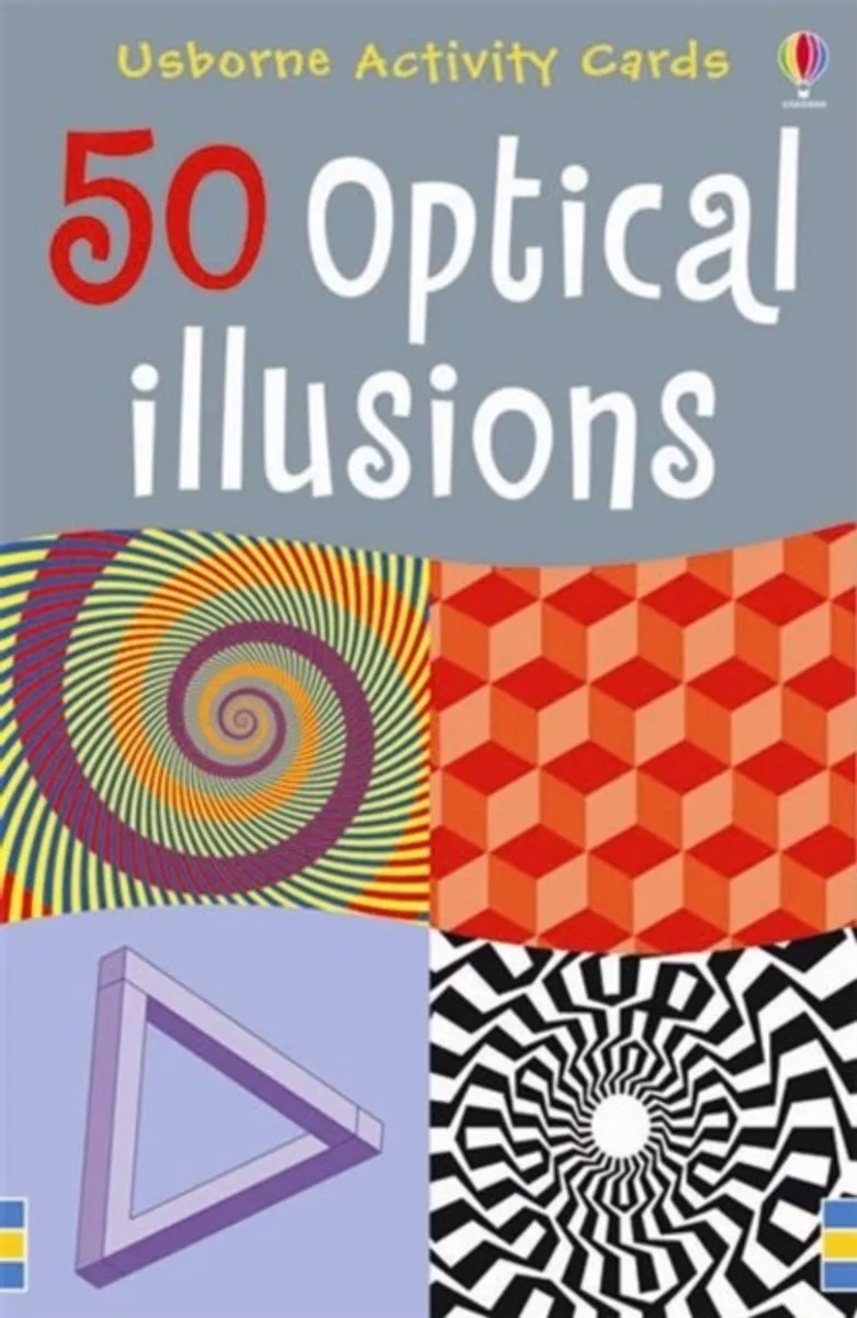 50 Optical Illusions von Usborne – Buchfoto