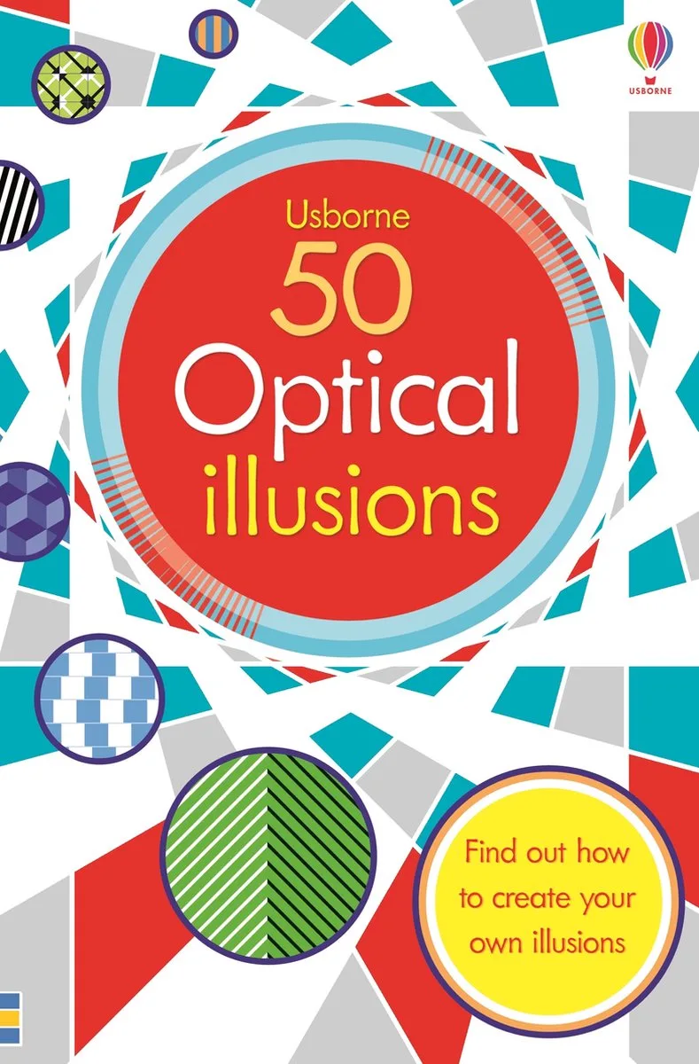 50 Optical Illusions von Usborne – Buchfoto