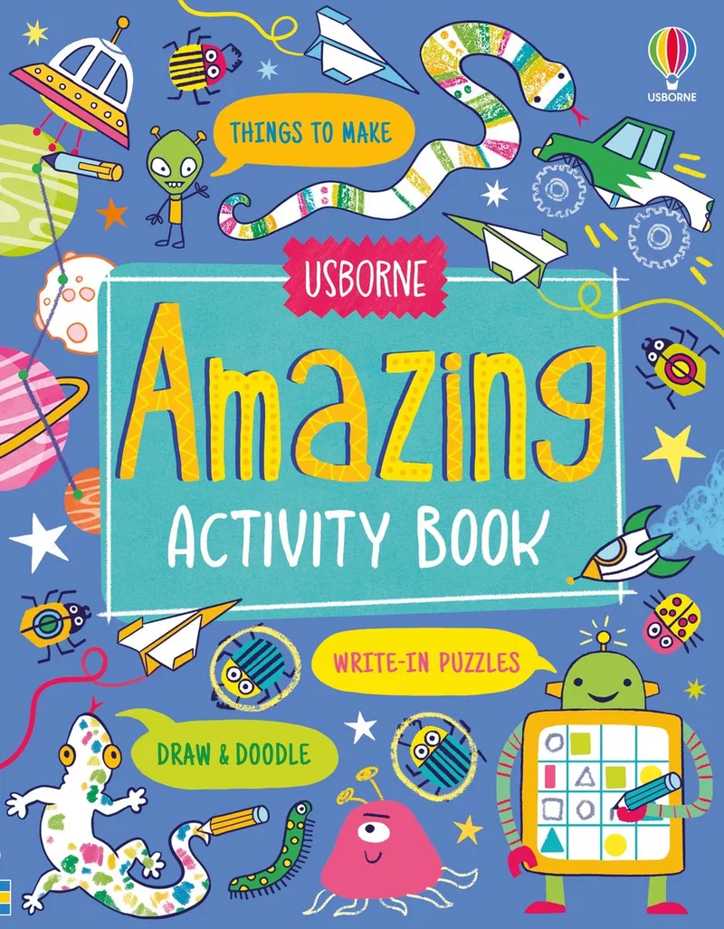 Activity Book- Amazing Activity Book von Usborne – Buchfoto