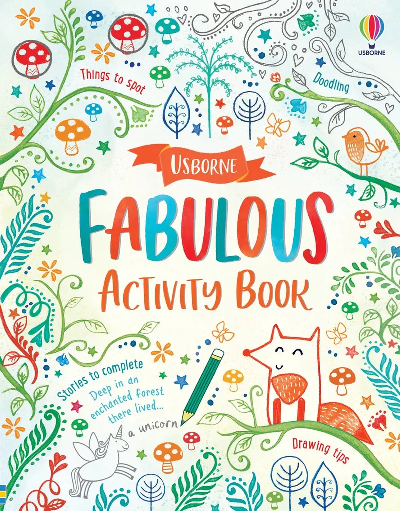 Activity Book- Fabulous Activity Book von Usborne – Buchfoto