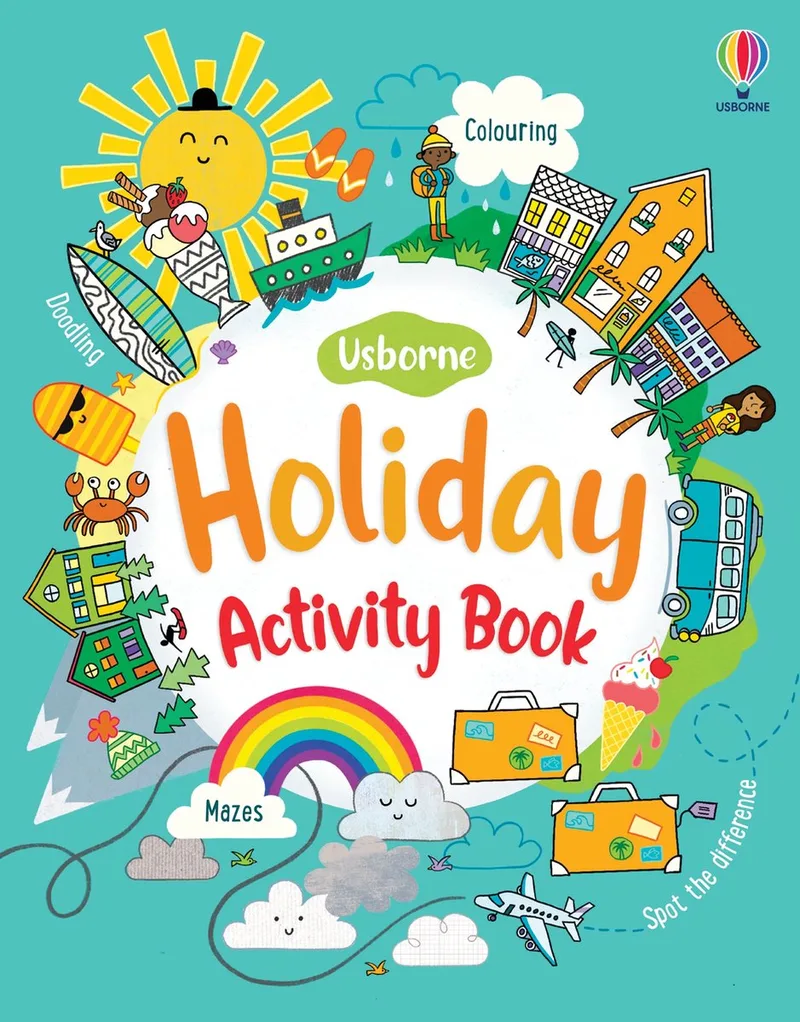 Activity Book- Holiday Activity Book von Usborne – Buchfoto