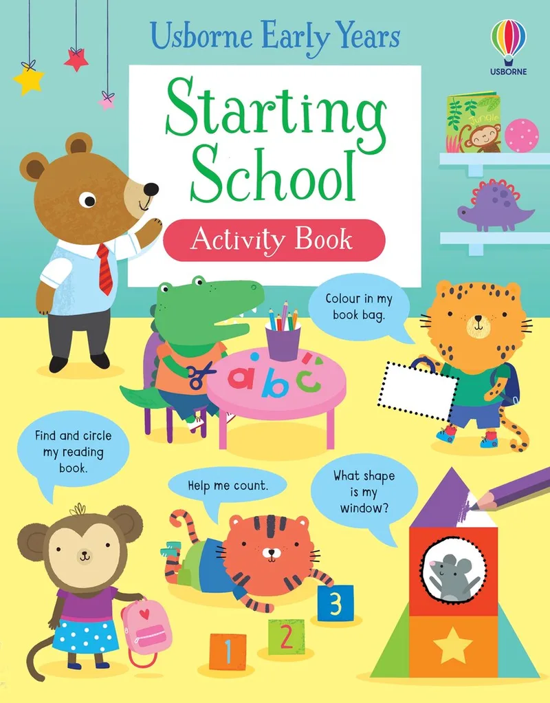 Activity Book- Starting School Activity Book von Usborne – Buchfoto
