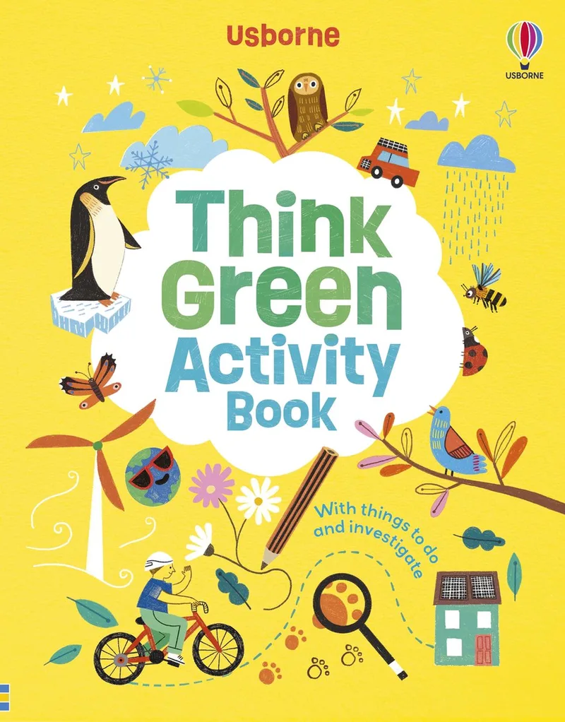Activity Book- Think Green Activity Book von Usborne – Buchfoto