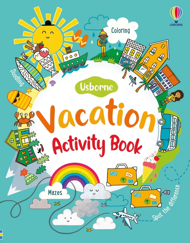Activity Book- Vacation Activity Book van Usborne – boekfoto