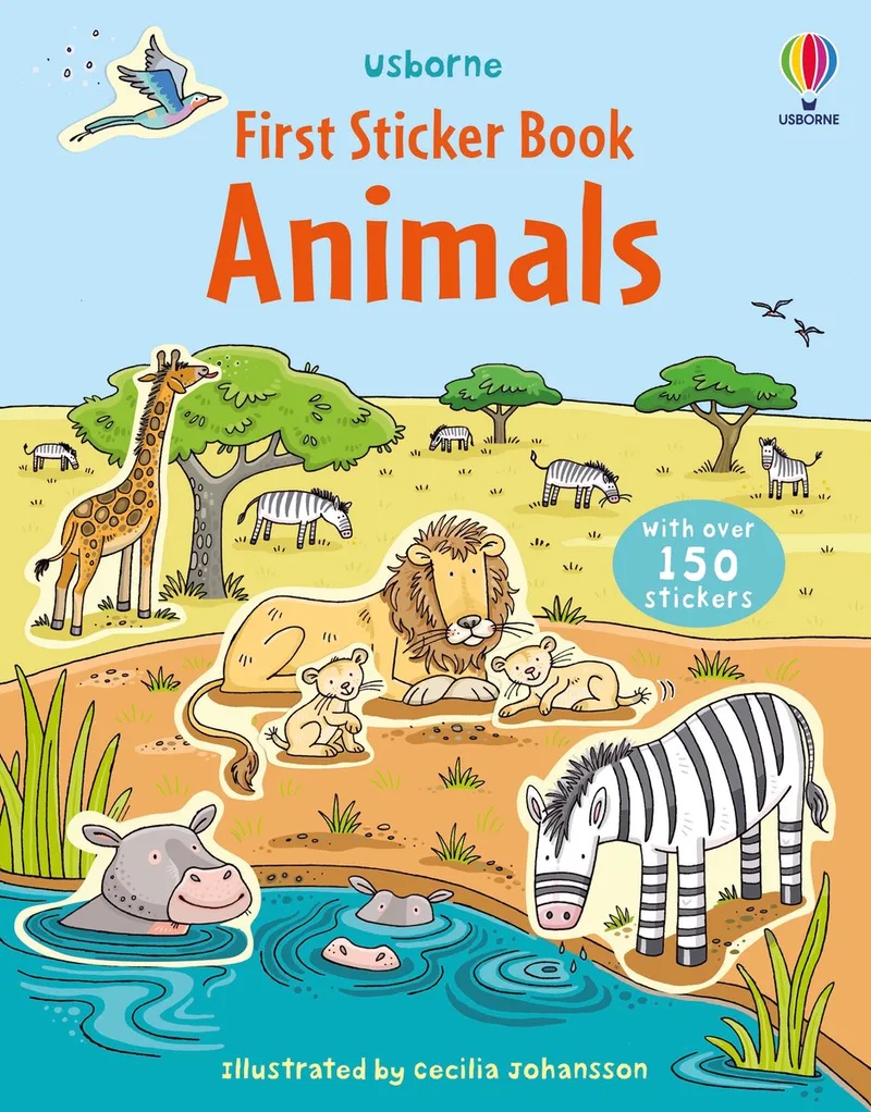 Animals Sticker Book von Usborne – Buchfoto
