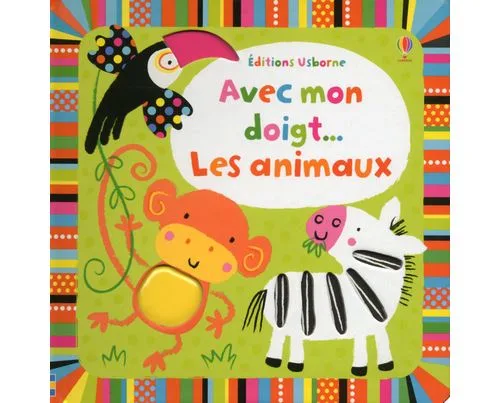 Avec mon doigt:les animaux van Usborne – boekfoto