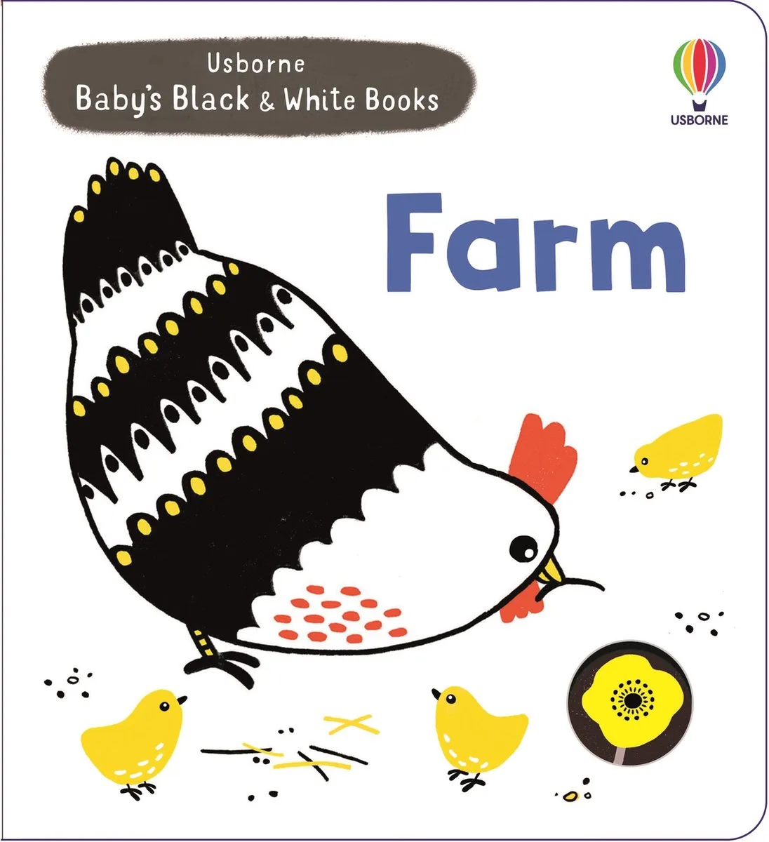 Baby's Black and White Books- Baby's Black and White Books Farm de Usborne – photo du livre