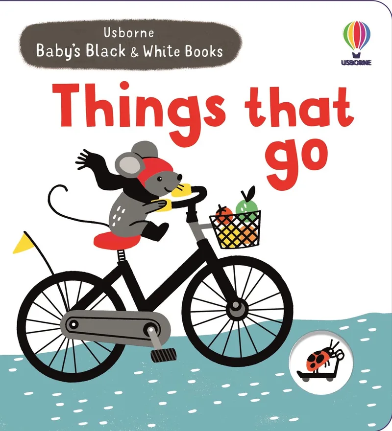 Baby's Black and White Books- Baby's Black and White Books Things That Go van Usborne – boekfoto