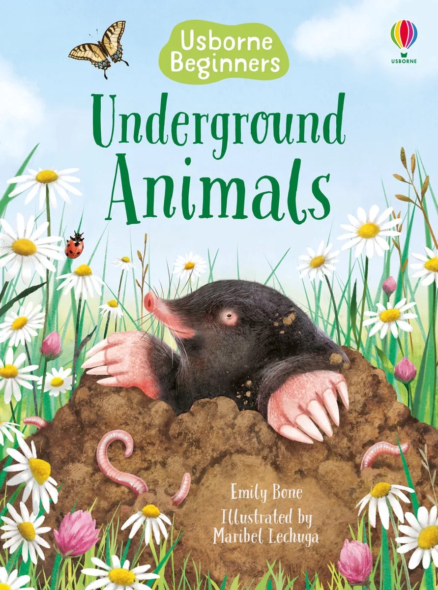 Beginners- Underground Animals (Usborne Beginners) von Usborne – Buchfoto