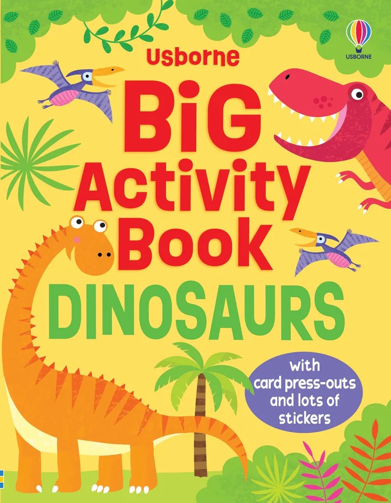 Big Activity Book- Big Activity Book Dinosaurs von Usborne – Buchfoto
