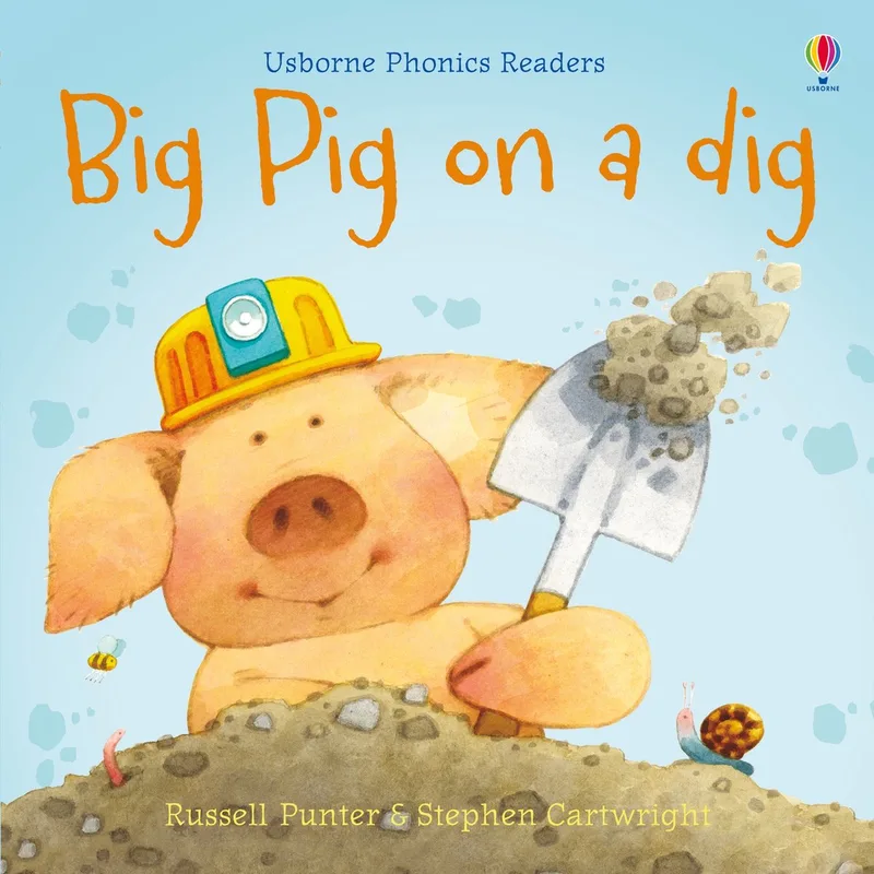 Big Pig on a Dig van Usborne – boekfoto