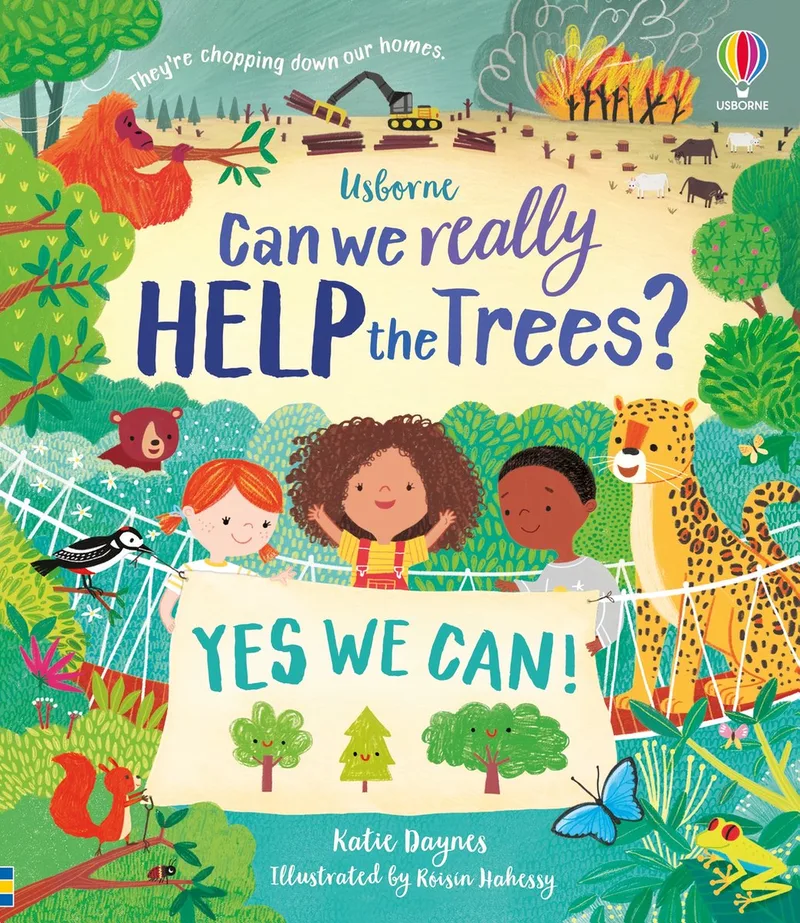 Can we really help...- Can we really help the trees? von Usborne – Buchfoto