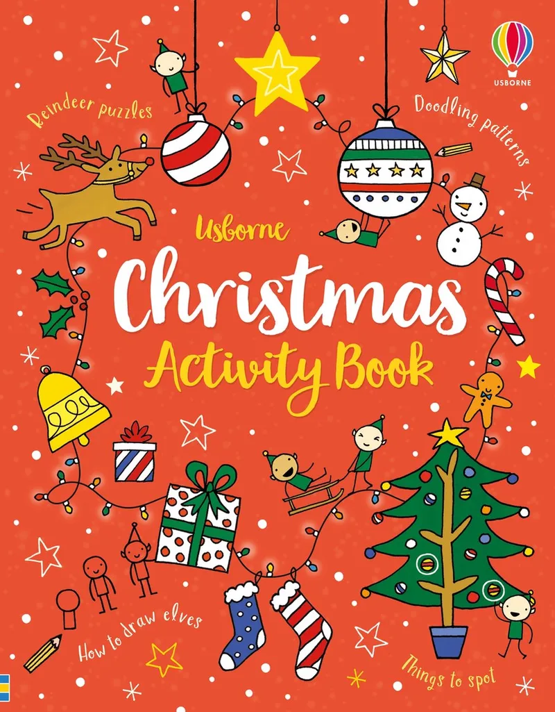 Christmas Activity Book fra Usborne – billede af bogen