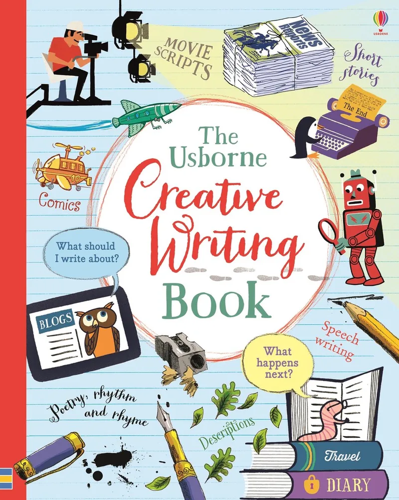 Creative Writing Book fra Usborne – billede af bogen