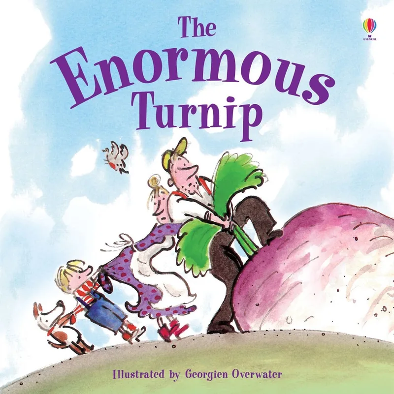 Enormous Turnip fra Usborne – billede af bogen