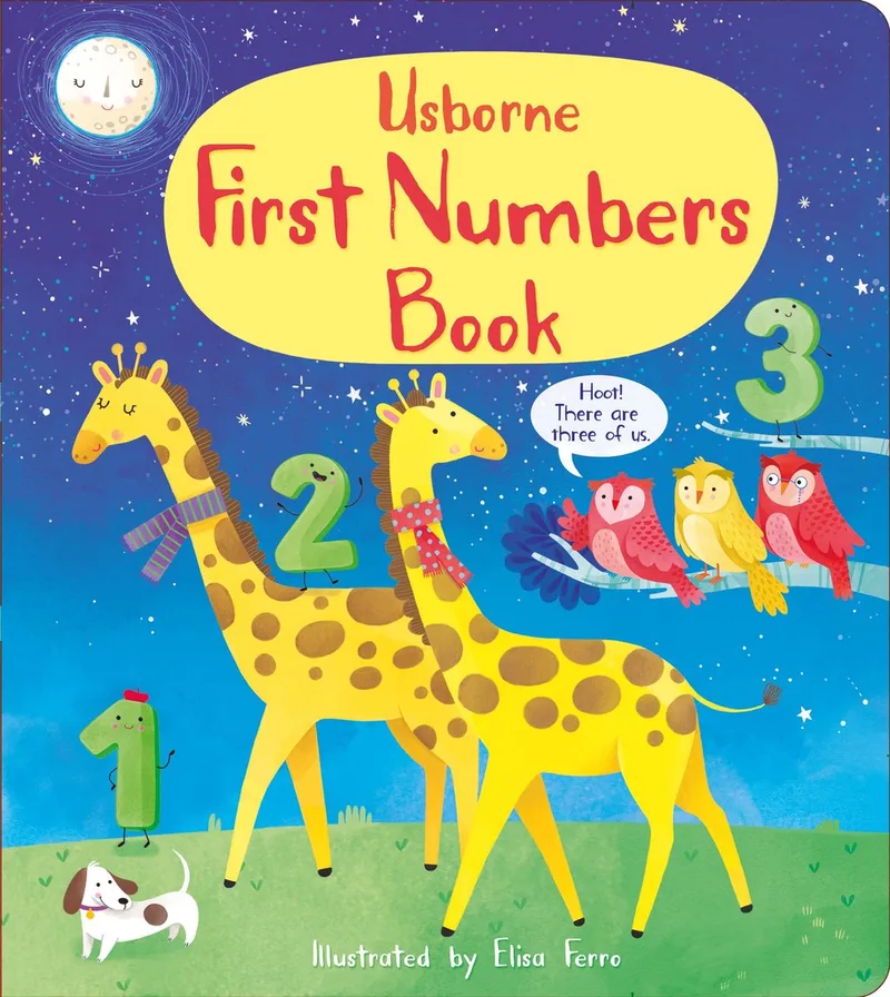 First Concepts- First Numbers Book von Usborne – Buchfoto