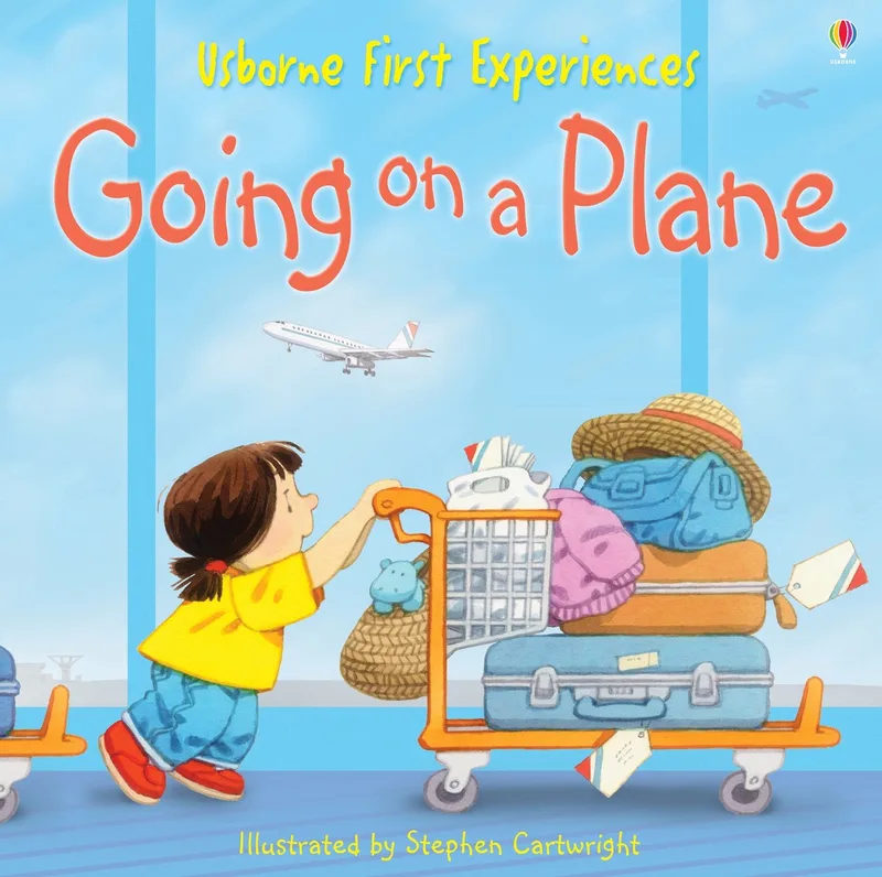 First Experiences- First Experiences: Going on a Plane fra Usborne – billede af bogen