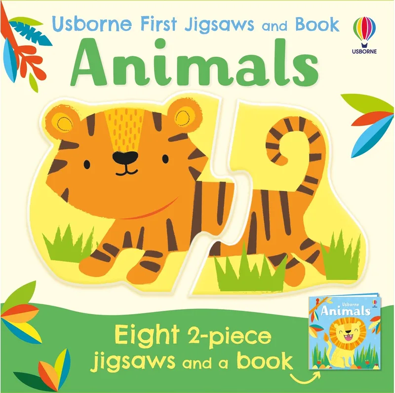 First Jigsaws Animals von Usborne – Buchfoto