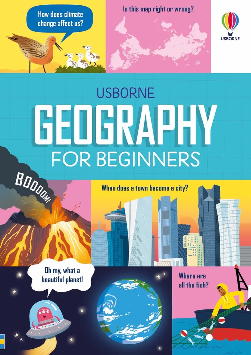 For Beginners- Geography for Beginners von Usborne – Buchfoto