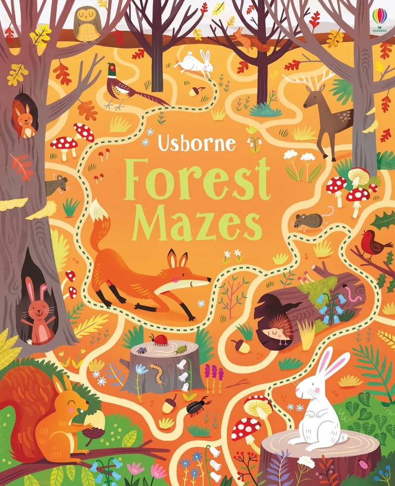 Forest Mazes van Usborne – boekfoto