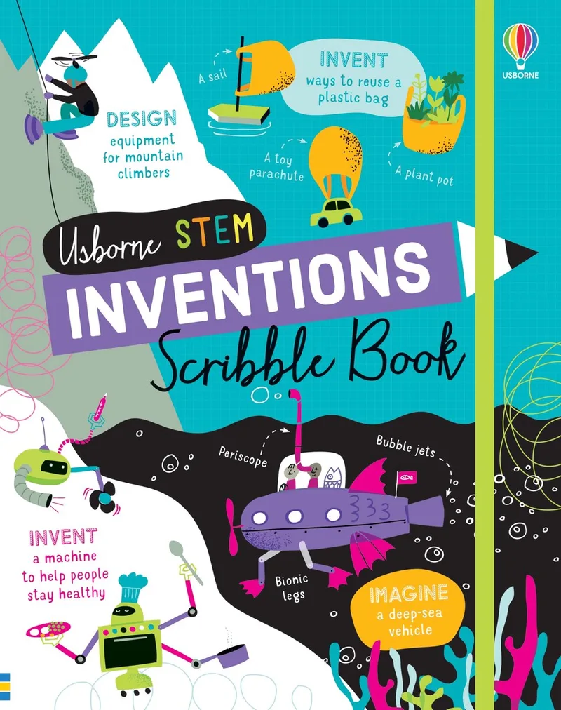 Inventions Scribble Book Scribble Books 1 von Usborne – Buchfoto