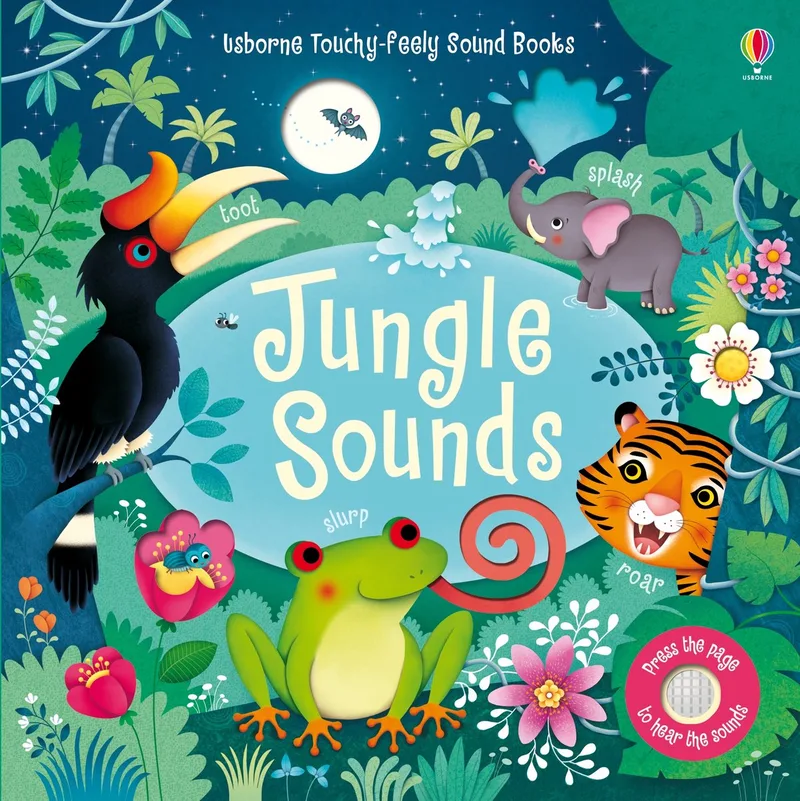 Jungle Sounds fra Usborne – billede af bogen