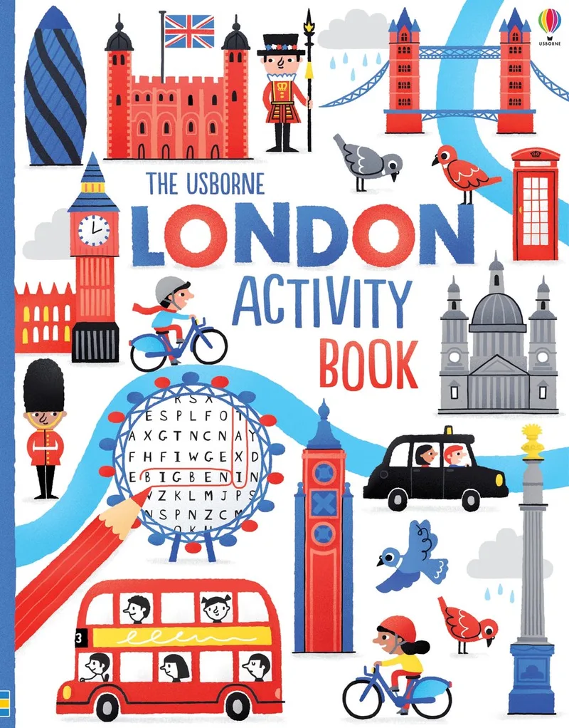 London Activity Book von Usborne – Buchfoto