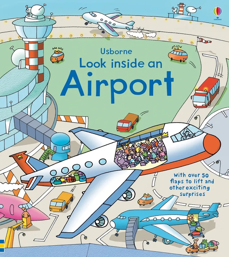 Look Inside An Airport von Usborne – Buchfoto