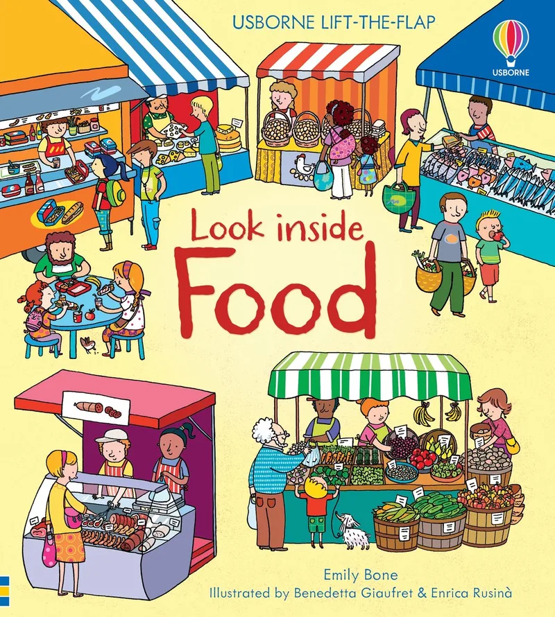 Look Inside Food von Usborne – Buchfoto