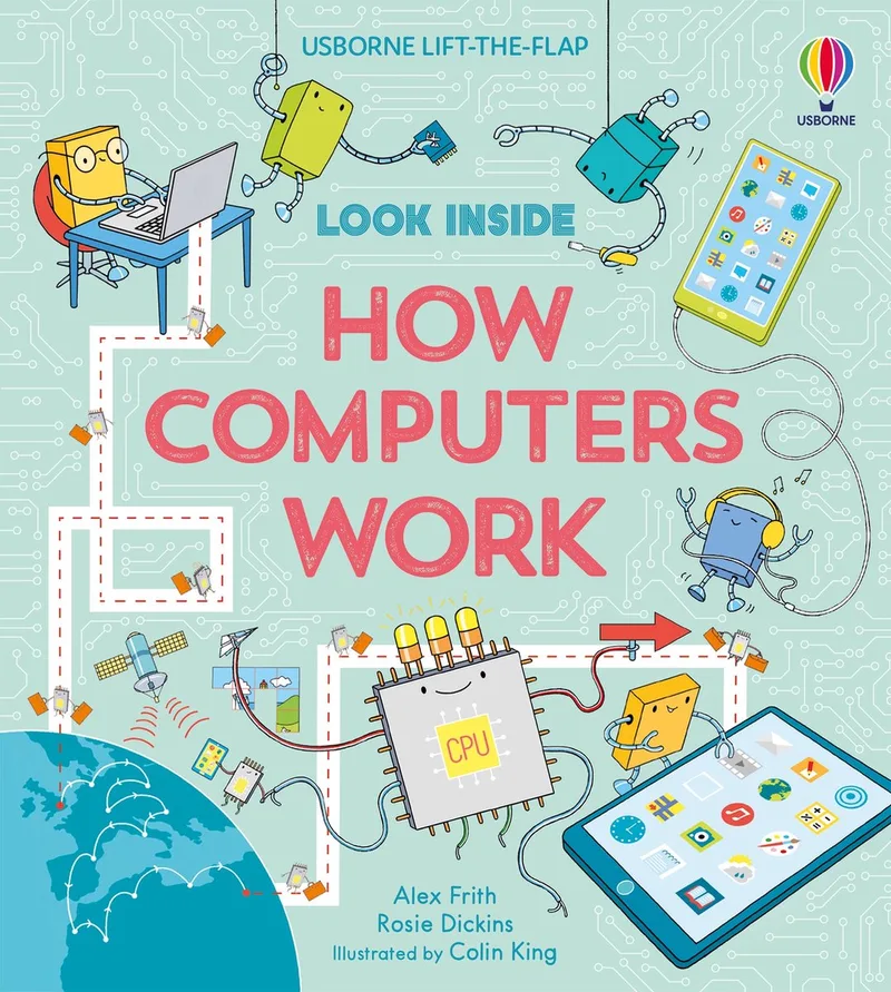 Look Inside How Computers Work fra Usborne – billede af bogen