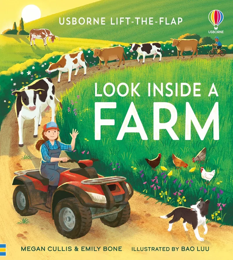 Look Inside- Look Inside a Farm von Usborne – Buchfoto