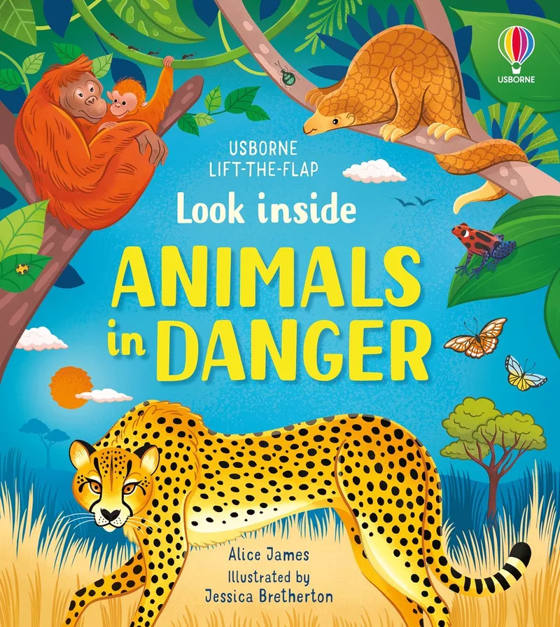 Look Inside- Look Inside Animals in Danger von Usborne – Buchfoto