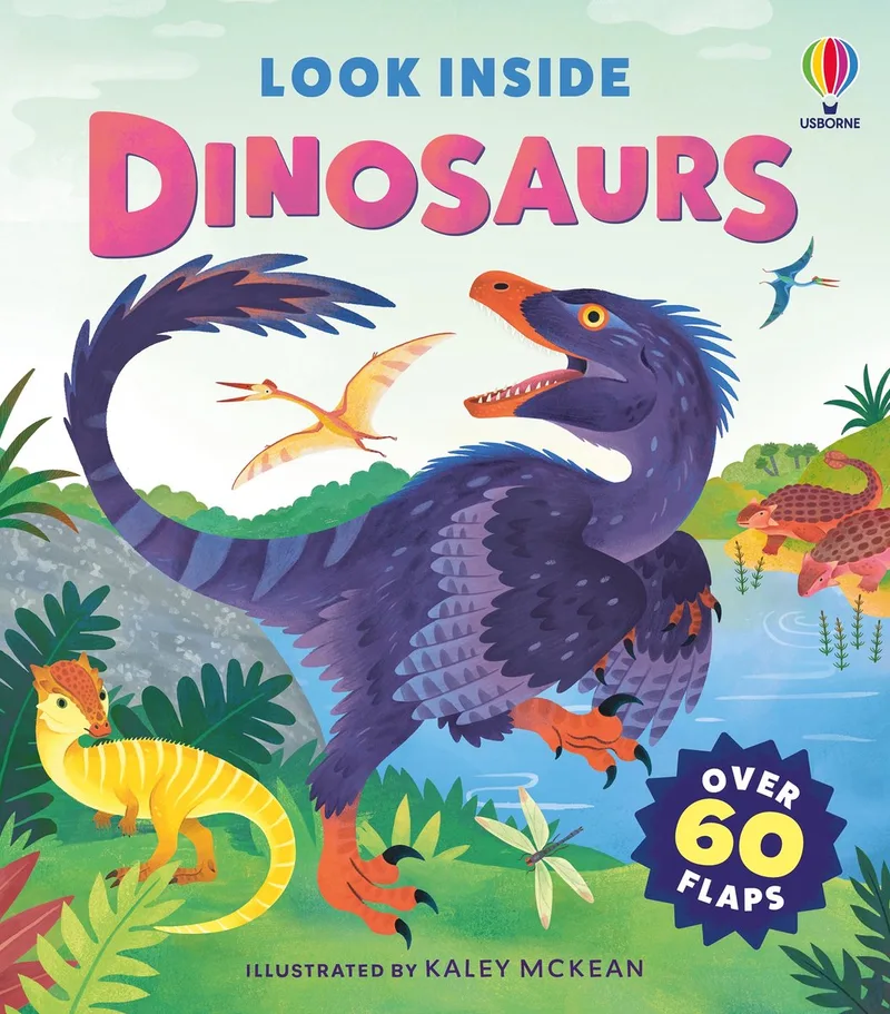 Look Inside- Look Inside Dinosaurs von Usborne – Buchfoto
