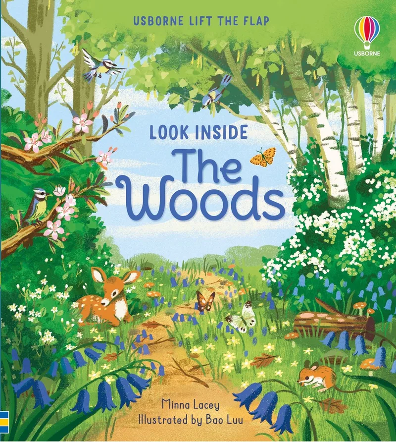 Look Inside- Look Inside the Woods von Usborne – Buchfoto