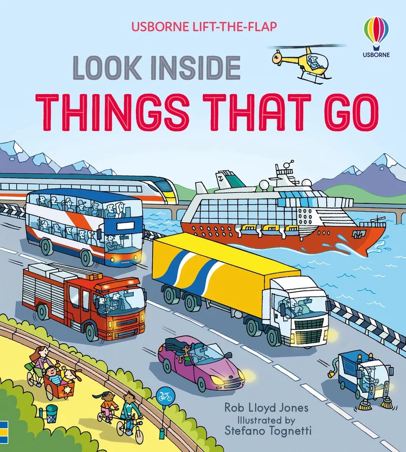Look Inside- Look Inside Things That Go von Usborne – Buchfoto
