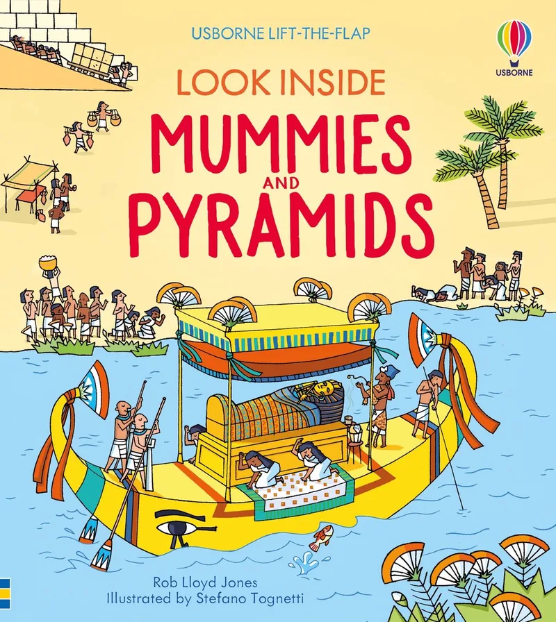 Look Inside Mummies & Pyramids by Usborne – book photo