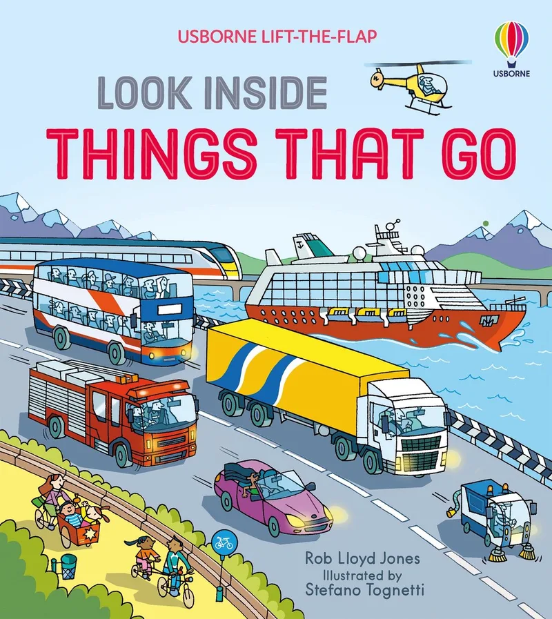 Look Inside Things That Go von Usborne – Buchfoto