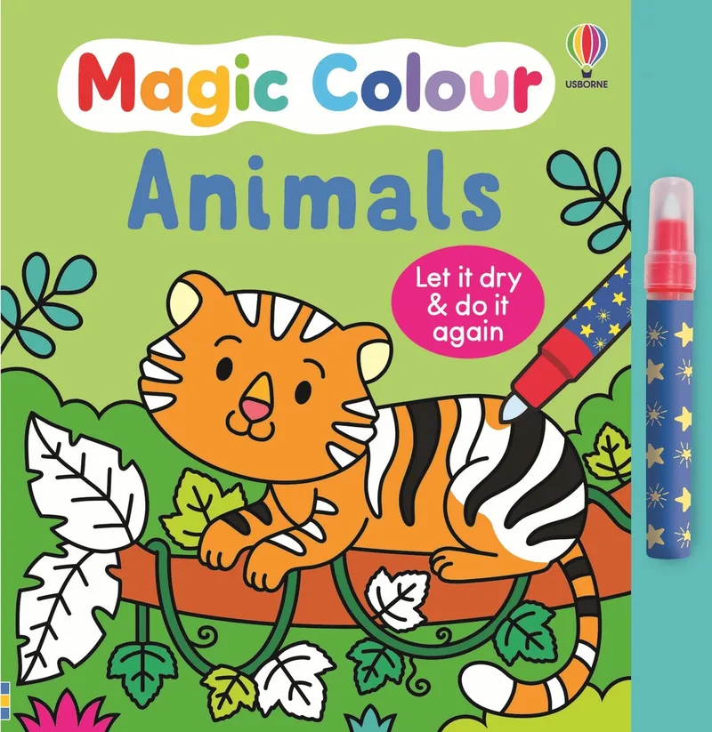 Magic Colour- Magic Colour Animals von Usborne – Buchfoto