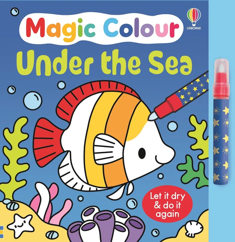 Magic Colour- Magic Colour Under the Sea fra Usborne – billede af bogen